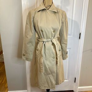 GAP Light Tan Cotton Trench Coat